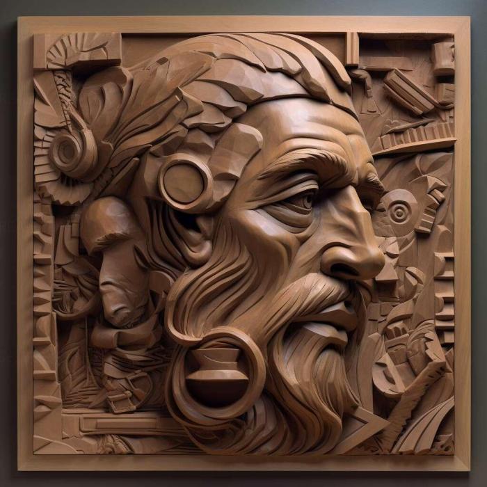 نموذج ثلاثي الأبعاد لآلة CNC 3D Art 